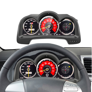 CarVigo Hilux Fortuner Tableau de bord intégré 1DIN avec écran OLED, compteur de vitesse, lecteur <span class=keywords><strong>DVD</strong></span> USB CarPlay - Product Image 1
