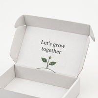 Boîte en carton kraft pour envoi postal, emballage personnalisé, taille sur mesure, logo imprimé, structure pliable, papier ondulé, colis e-commerce, expédition
