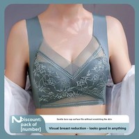 Prix d'usine OEM – Soutien-gorge invisible élégant en dentelle multicolore sans armatures pour le sommeil et le yoga