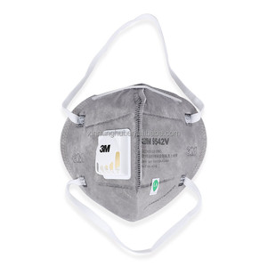 <span class=keywords><strong>Masque</strong></span> respiratoire jetable KN95 avec filtre à <span class=keywords><strong>charbon</strong></span> <span class=keywords><strong>actif</strong></span> 9542V, anti-poussière et anti-buée, vente en gros - Product Image 1