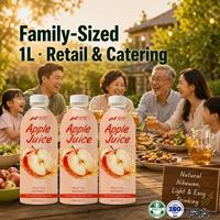 Jus de pomme aromatisé Nihewan, boisson quotidienne, OEM ODM, boisson fitness sans sucre en bouteille