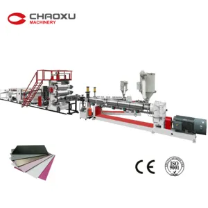 CHAOXU Machinery Luggage Suitcase Material Production Line Produce Abs Pc Hard Plastic Board