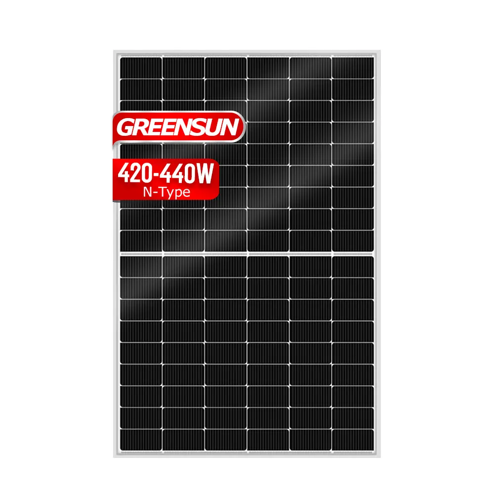 그린썬 시스템 태양열 TOPCON 420W 430W 440W 1000W 모노 태양 전지 패널 PV 모듈 가격