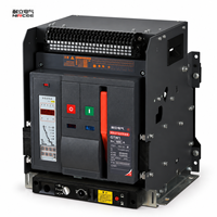 Disjoncteur à boîtier moulé GTW1 1600A 400V AC 3P MCCB avec unité de déclenchement électronique IP42 pour tableaux électriques basse tension