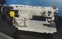 Nouvelle machine à coudre industrielle à plat entièrement automatique haute vitesse pour cuir, bagages, vêtements, avec fonction de découpe synchrone
