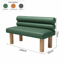 Ensemble de fauteuils et table de café, fauteuil rembourré, table sur piétement conique, banc à panneaux pour salle à manger, cour de café et bistrot loft