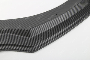 Lèvre de pare-chocs avant de style <span class=keywords><strong>GT</strong></span> pour 2021 <span class=keywords><strong>2022</strong></span> 2023 <span class=keywords><strong>Ford</strong></span> <span class=keywords><strong>Mustang</strong></span> <span class=keywords><strong>Mach</strong></span>-<span class=keywords><strong>E</strong></span> Matte Carbon Inject-Mold Domestic Splitter Body Kit Spoiler - Product Image 4