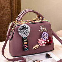 SH0491 NOUVEAU YCH Sac à main tendance pour femme en cuir PU vintage de haute qualité, motif floral de créateur, fermeture ouverte, polyester, petit prix
