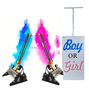 Garçon fille télécommande électronique coloré confettis canon Machine sexe révéler fumée feux d'artifice pour bébé douche fête sprays - Product Image 1