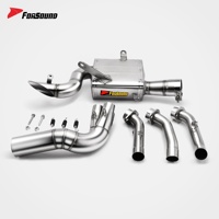 Sistema de Escape para Motocicleta Forsound, Precio de Fábrica al por Mayor, Estándar OEM, Tubo de Acero Inoxidable con Acabado Flameado para Zontes 703RR