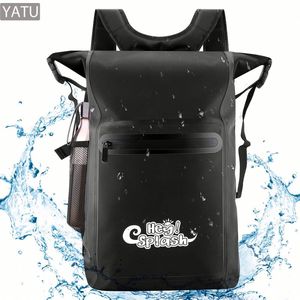 야외 수영 캠핑 스키 반사 로고 35L 드라이 배낭 기밀 방수 백팩 방수 백팩 트렌디 - Product Image 1