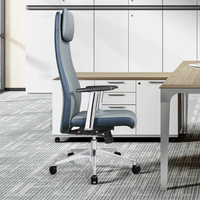 Ensemble bureau et chaise de direction de luxe de haute qualité Chaise de bureau ergonomique en PU Mobilier de bureau Chaises pivotantes en cuir