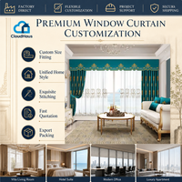 Rideaux sur mesure, rideaux directement de l'usine, rideaux pour projets, rideaux de luxe sur mesure pour la décoration de palais, suites et studios
