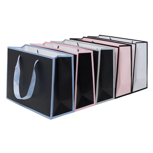 Sac en papier réutilisable pour vêtements et chaussures, emballage cadeau avec poignée, prix avantageux, vente chaude - Product Image 5
