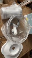 Grote 1,5L plastic groentehakker, vleesmolen, fruit-, kruiden-, knoflook- en uienpers, handmatige voedselprocessor van roestvrij staal