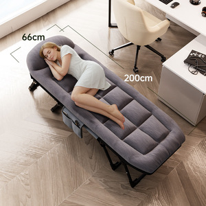 Lit de camping pliable en <span class=keywords><strong>acier</strong></span> moderne et robuste, lit de camp tactique pour le glamping en plein air et l'utilisation en salon - Product Image 1