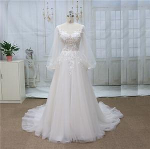 Vestido de novia de manga larga, traje bonito del Príncipe, de marie sirne - Product Image 1