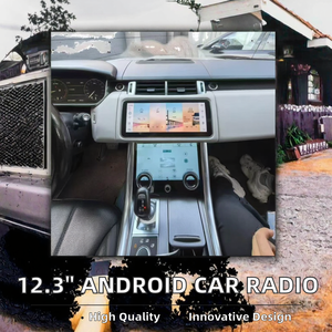 Radio para Auto Android de 12.3 Pulgadas con Pantalla Táctil IPS, TV, GPS Integrado, Compatible con <span class=keywords><strong>Land</strong></span> <span class=keywords><strong>Rover</strong></span> Range <span class=keywords><strong>Rover</strong></span> Sports L405, CarPlay, Reproductor USB/CD, <span class=keywords><strong>1</strong></span> Año de Garantía - Product Image 2