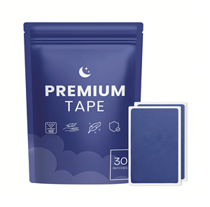 Vileo 30pcs OEM Nhà Máy Giá loại bỏ nhẹ nhàng không gây dị ứng Miệng Dải biểu tượng tùy chỉnh kích thước lớn Miệng băng cho ngáy - Product Image 1