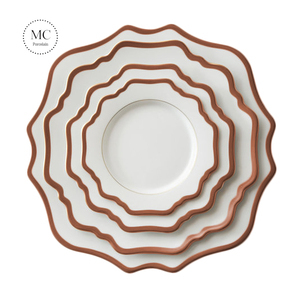 Banquete juegos de vajilla real china de hueso fino la cena de boda de vajilla con alta calidad - Product Image 1