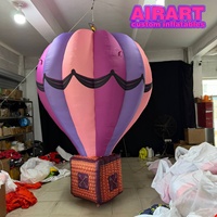 Ballon à air chaud gonflable en gros, ballon à air chaud gonflable suspendu au plafond pour centre commercial, atrium, festival, événement, ballon gonflable