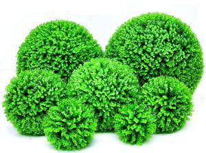 Boule topiaire artificielle en PE à 3 couches en faux <span class=keywords><strong>buis</strong></span> <span class=keywords><strong>Boules</strong></span> décoratives pour jardin, balcon, arrière-cour, mariage ou décoration intérieure - Product Image 4
