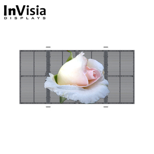 Độ ổn định cao dễ dàng cài đặt trong suốt Màn hình hiển thị LED 1000x1000mm Tủ nhôm - Product Image 3