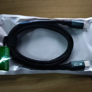 D1937 8k雷电3电子制造商100W 20Gbps USB3.2 Gen2 * 2 C型电缆1m尼龙护套雷电C型至C型 - Product Image 3
