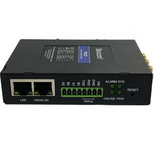 Bivocom TR323 industriale Mini 5G <span class=keywords><strong>IoT</strong></span> Router con <span class=keywords><strong>2</strong></span> RJ45 1 RS232 <span class=keywords><strong>2</strong></span> RS485 <span class=keywords><strong>2</strong></span>.4G WIFI GNSS MQTT Dual SIM Linux OS - Product Image 1