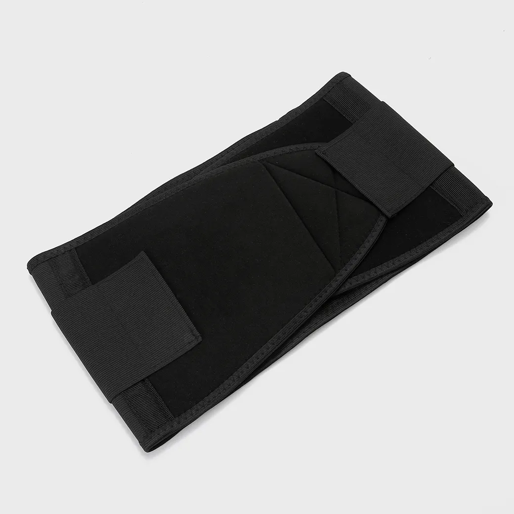 H-1083 Promotion high quality elastic black nylon protection support waist trainer for men Waist Trimmer Belt Back Support Belt