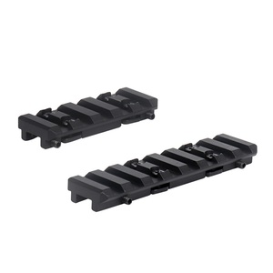 Óptica Duradera de Perfil Bajo con 5 Ranuras, Base de Aleación de Aluminio Negro Mate para Actividades Diarias de Caza y Observación al Aire Libre - Product Image 2