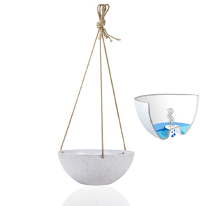 Home Garden Decor Imitating Marble Plastic Hanging <strong>Basket</strong> <strong>for</strong> <strong>Plants</strong> Hanging Flower <strong>Basket</strong> - Product Image 3