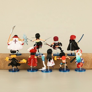 ฟิกเกอร์อนิเมะวันพีซ ชุด 9 ตัว โซโล เอซ ซาโบ แชงค์ส เอ็ดเวิร์ด แฮนค็อก ยามาโตะ คาตาคุริ โรเจอร์ ของสะสม โมเดล ของตกแต่ง - Product Image 2