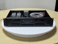 Amplificateur de puissance audio professionnel 2U TFT écran d'affichage 2 canaux 450W classe H pour barres de fête karaoké 8ohm 4ohm