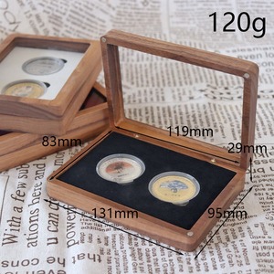 Monete Commemorative Personalizzate in Metallo 3D Placcate Argento 2026, Scatola di Lusso Personalizzata per Gioielli <span class=keywords><strong>Antichi</strong></span> - Product Image 3