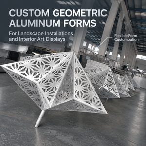 Lightweight Perforated Aluminum <b>Panel</b> Anti Corrosion Aluminum <b>Flower</b> Sheet For Public Space Decorative Sculpture - Product Image 3