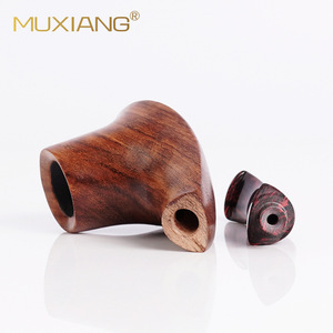 MUXIANG Handmade Rosewood Smoking Pipe 3mm Smoke Channel Colored Glue Mouthpiece Freestyle Tobacco Pipe - Product Image 4