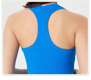 Women Seamless Yoga <b>Tank</b> Crop <b>Top</b> <b>Racerback</b> Fitness Sports Bralette Workout Activewear - Product Image 4