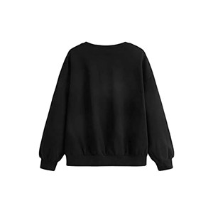 Venta al por mayor de manga larga de cuello redondo nuevo diseño Otoño Invierno liso mujer Sudaderas sueltas para mujeres de Bangladesh - Product Image 2