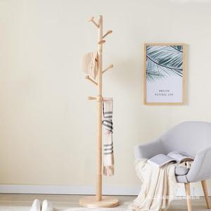 Bamboo Solid Wood Coat <b>Rack</b> 175x38cm Freestanding Scandinavian Style Indoor <b>Clothes</b> Stand - Product Image 3