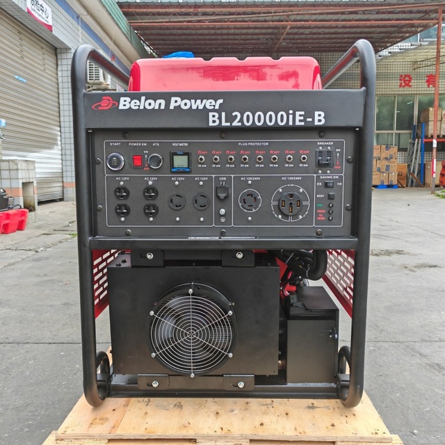 15KW Open Inverter Generator 16KW Single Phase 4 Stroke Air-Cooled Gasoline Generator Backup Power Factory Price CE/ISO