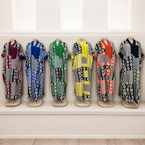 Ingrosso nuovo elegante abito alla moda a manica corta da donna con scollo a V - Product Image 4