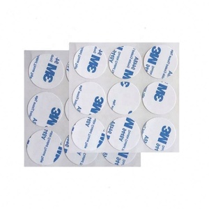Étiquettes adhésives postales rondes en cire transparente, découpées sur mesure, double couche, en gros, diverses tailles - Product Image 3
