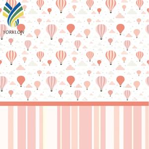 YKMK 0017 <span class=keywords><strong>ballon</strong></span> <span class=keywords><strong>d</strong></span>'air chaud 3d dessin animé papier peint <span class=keywords><strong>pour</strong></span> enfants bébé enfants chambre moderne 100% produit personnalisé CN;GUA - Product Image 3