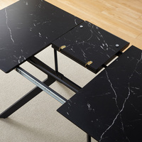 Meubles de cuisine nordiques, table à manger pliante extensible en MDF