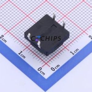 YTS1K0072LBT00 Tactile Switch Through hole Component THT,12x12mm Switch Single Pole Single Throw Round Button 2.5N Through Hole - Product Image 2