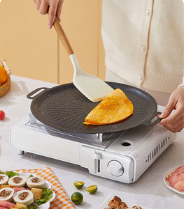 กระทะย่างบาร์บีคิวหินไมแฟน กระทะไม่ติดกระทะสำหรับใช้ในครัวเรือน เทปปันยากิ กระทะบาร์บีคิวเกาหลี เตาแก๊สแบบพกพา กระทะย่างกลางแจ้ง - Product Image 6