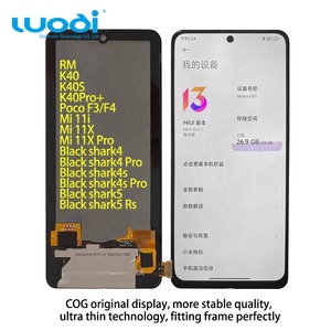 Schermo lcd Mobile per <span class=keywords><strong>Xiaomi</strong></span> per Redmi K40 K40 s COG display originale del telefono con cornice pantalla lcds - Product Image 2