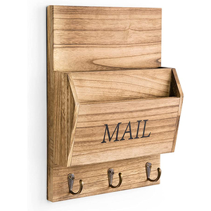 High Quality Wooden Shelves with Wall Key Rack <strong>Exported</strong> Good Quality Storage <strong>Holder</strong> &amp; Rack Factory Price for Wall Use - Product Image 1