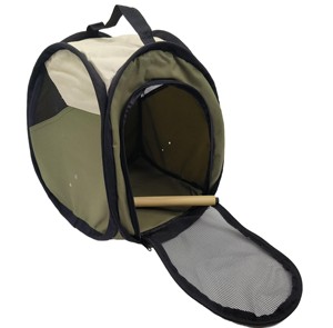 Özel Küçük Nefes Alabilen Kuş Papağan Taşıma Çantası Seyahat Kafesi Çantası Kuşlar İçin Seyahat Sırt Çantası Taşıyıcı - Product Image 2